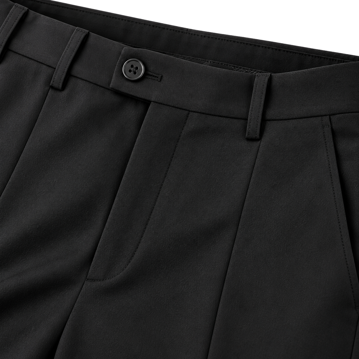 Premium Slim-Fit Tailored Trousers – Classic Black | OSTTRAVALLE