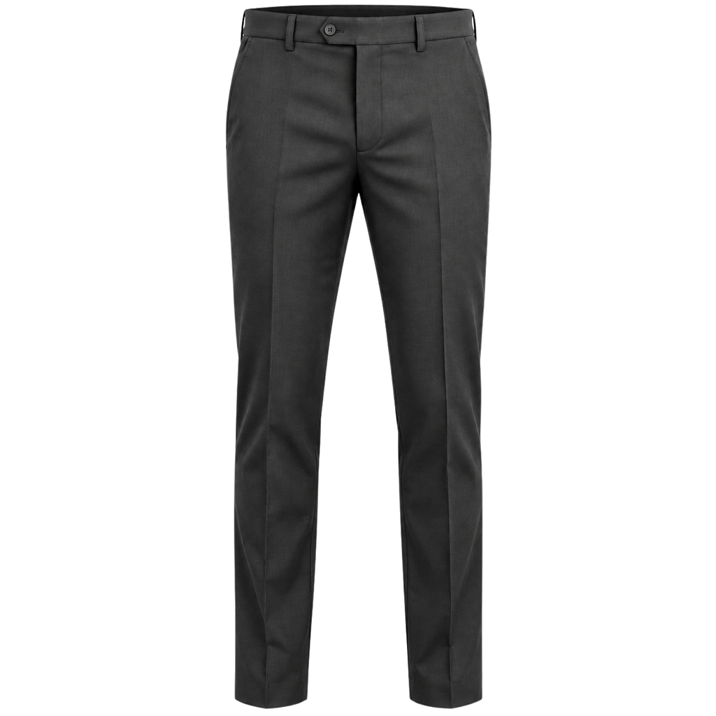 Premium Slim-Fit Tailored Trousers – Charcoal Grey | OSTTRAVALLE