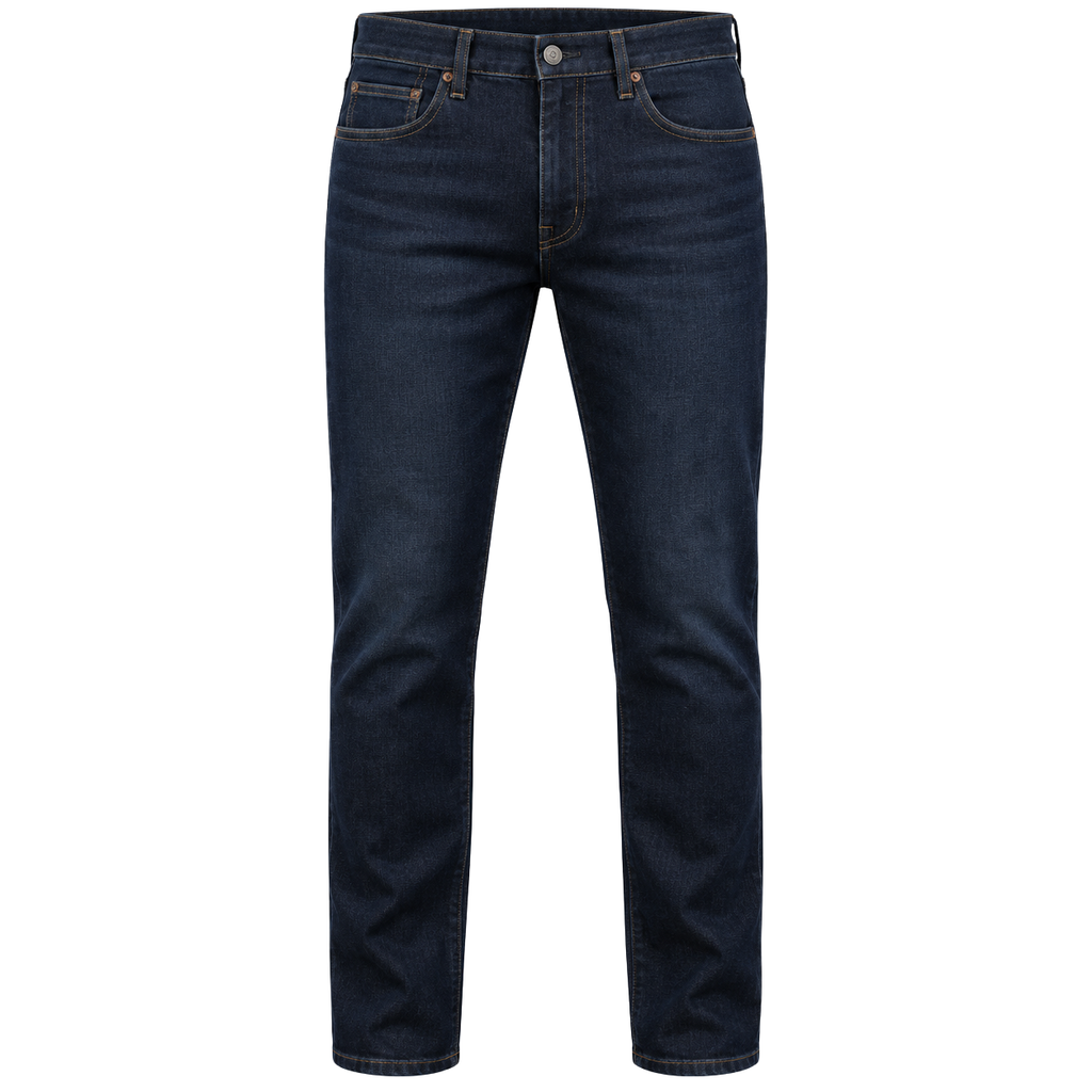 Premium Slim-Fit Denim Jeans – Dark Indigo Blue | OSTTRAVALLE