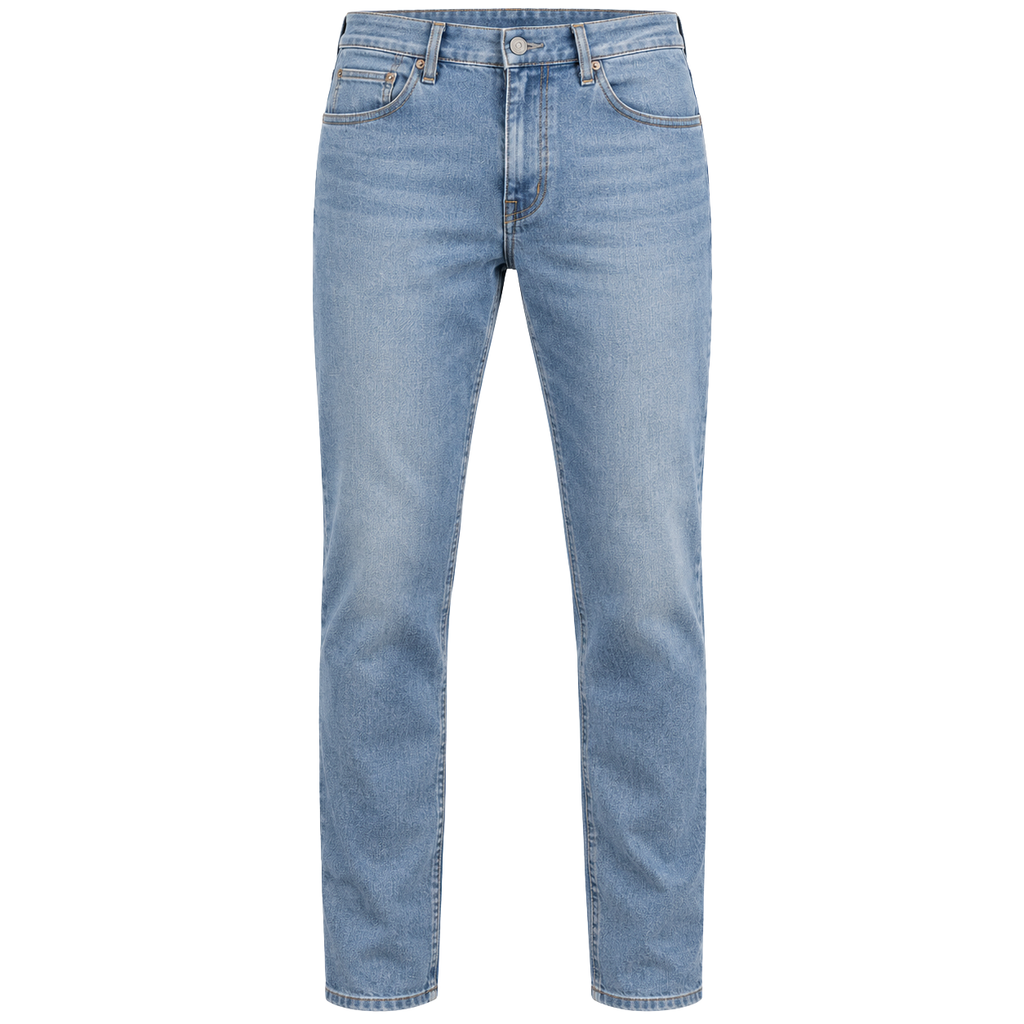 Premium Slim-Fit Denim Jeans – Light Wash Blue | OSTTRAVALLE