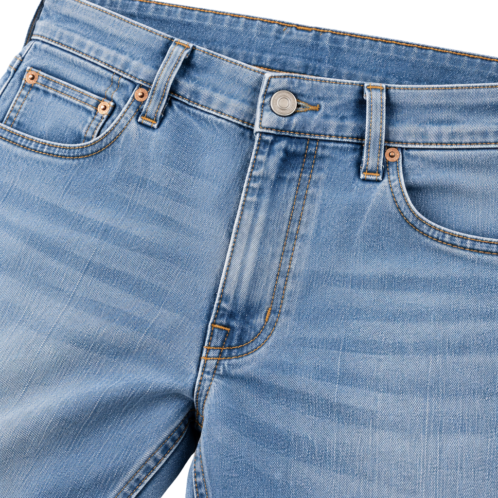 Premium Slim-Fit Denim Jeans – Light Wash Blue | OSTTRAVALLE