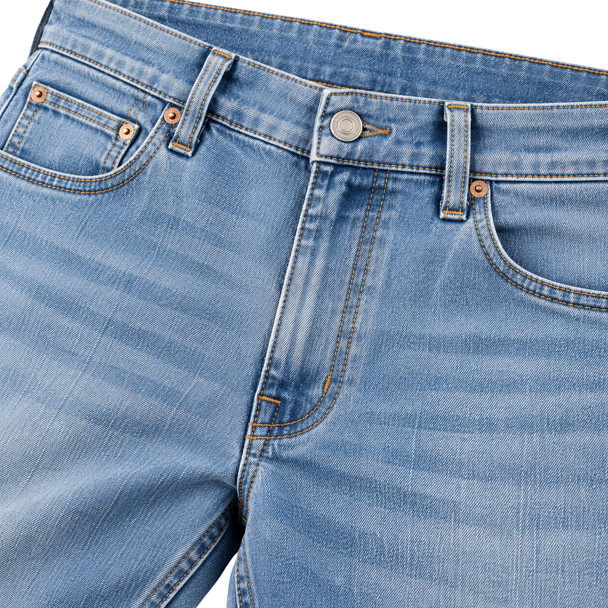 Premium Slim-Fit Denim Jeans – Light Wash Blue | OSTTRAVALLE