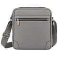 Premium Textured Crossbody Bag – Light Grey | OSTTRAVALLE