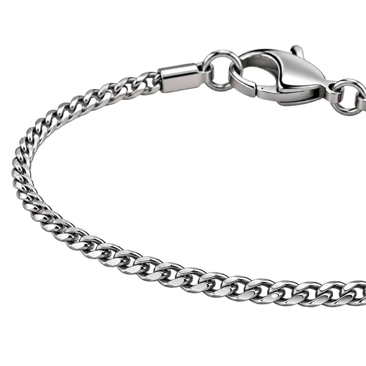 Ultra-Fine Stainless Steel Chain Bracelet – Polished Silver | OSTTRAVALLE