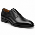 Premium Leather Derby Shoes – Classic Black | OSTTRAVALLE