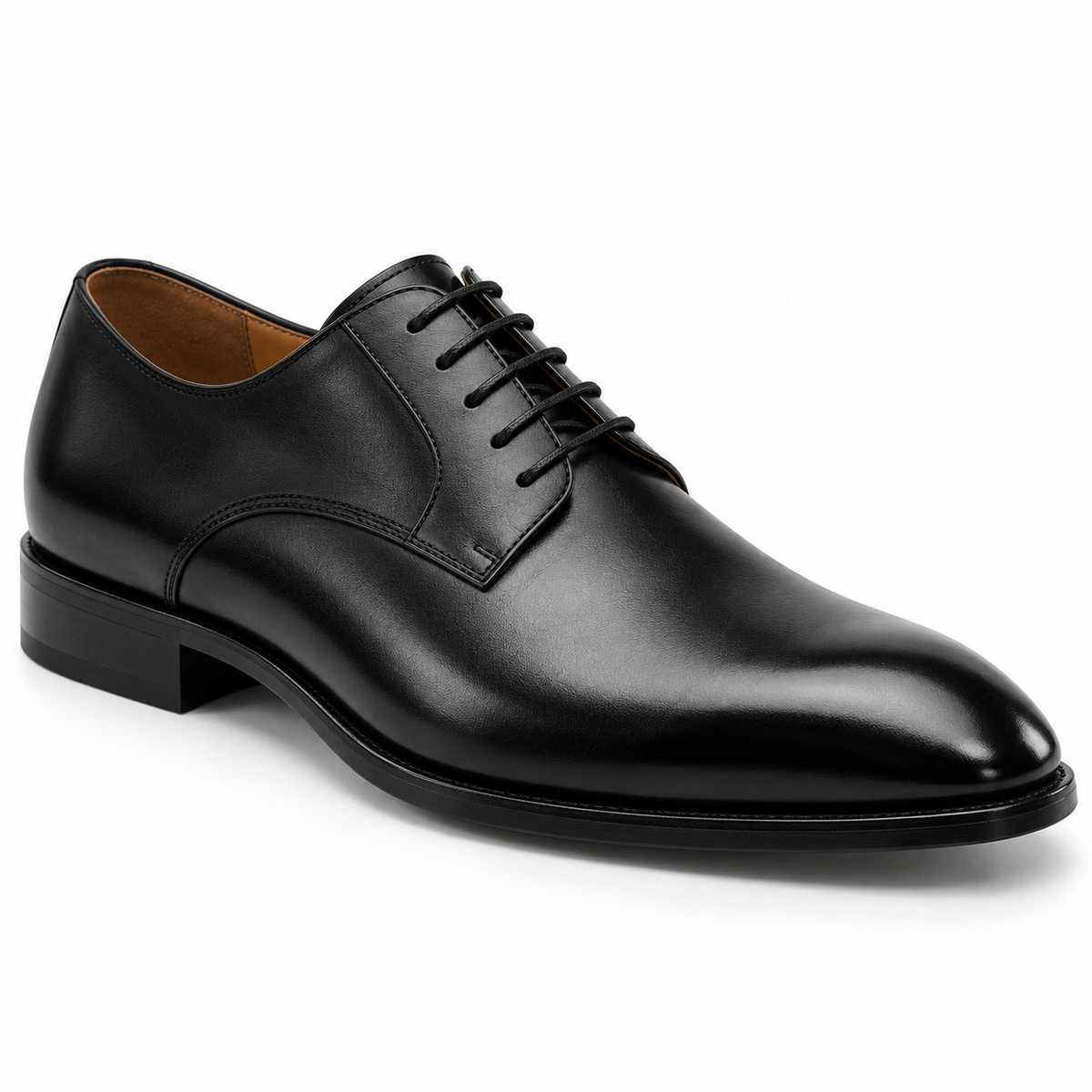 Premium Leather Derby Shoes – Classic Black | OSTTRAVALLE