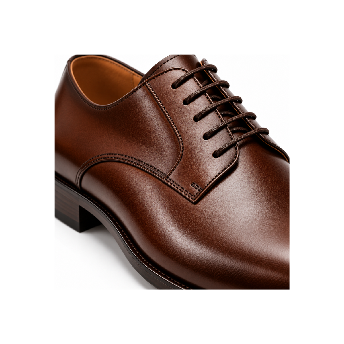 Premium Leather Derby Shoes – Rich Brown | OSTTRAVALLE