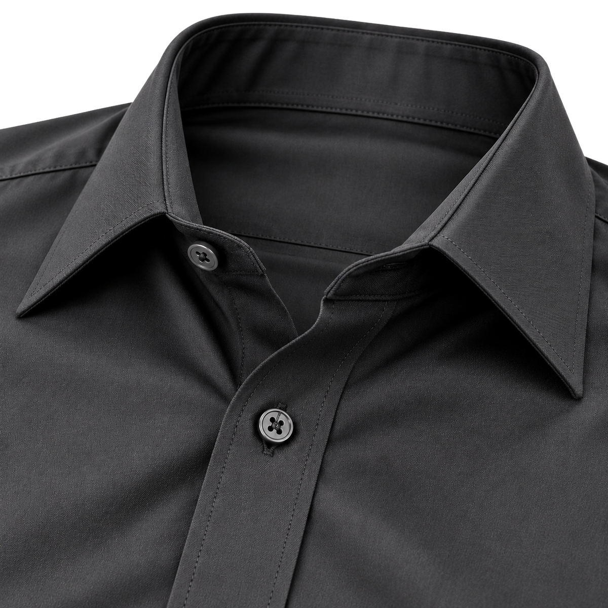Premium Tailored Cotton Shirt – Charcoal Grey | OSTTRAVALLE