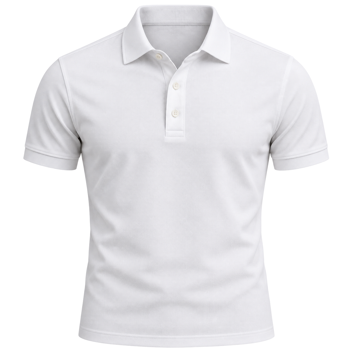 Premium Cotton Piqué Polo Shirt – Classic White | OSTTRAVALLE