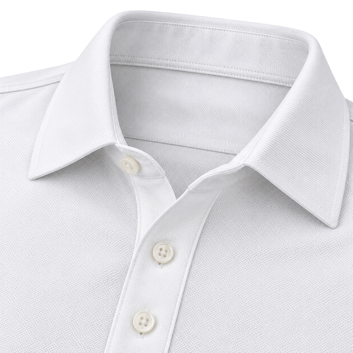 Premium Cotton Piqué Polo Shirt – Classic White | OSTTRAVALLE