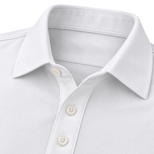 Premium Cotton Piqué Polo Shirt – Classic White | OSTTRAVALLE