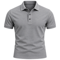 Premium Cotton Piqué Polo Shirt – Slate Grey | OSTTRAVALLE